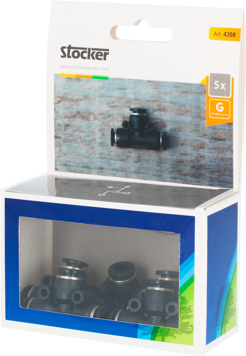 Schlauchanschluss T Ø 6 mm für Geyser