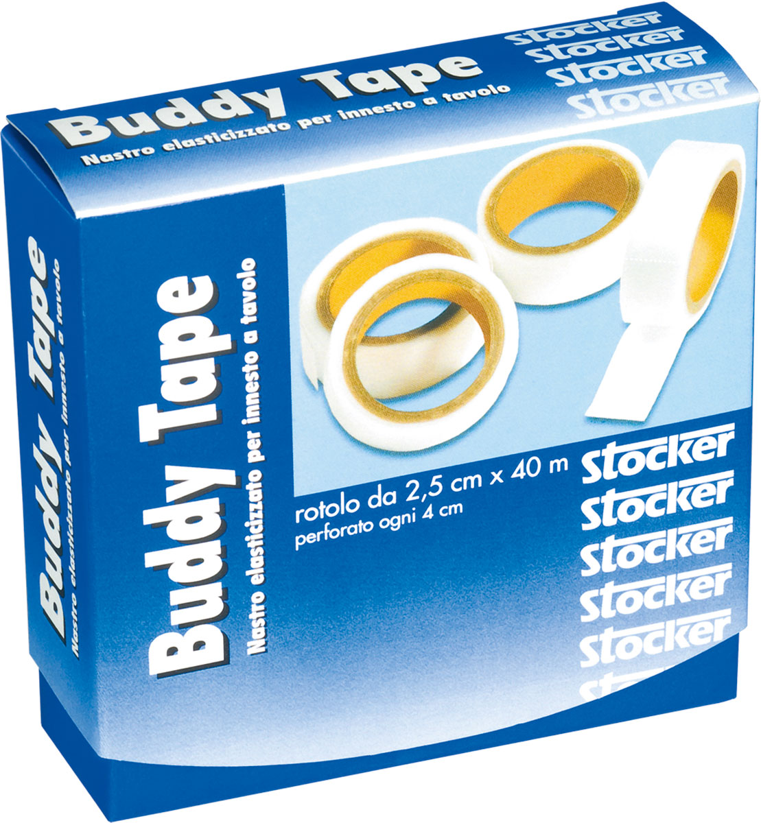 Stocker Buddy Tape perforiert 25 mm x 40 mm x 60 m