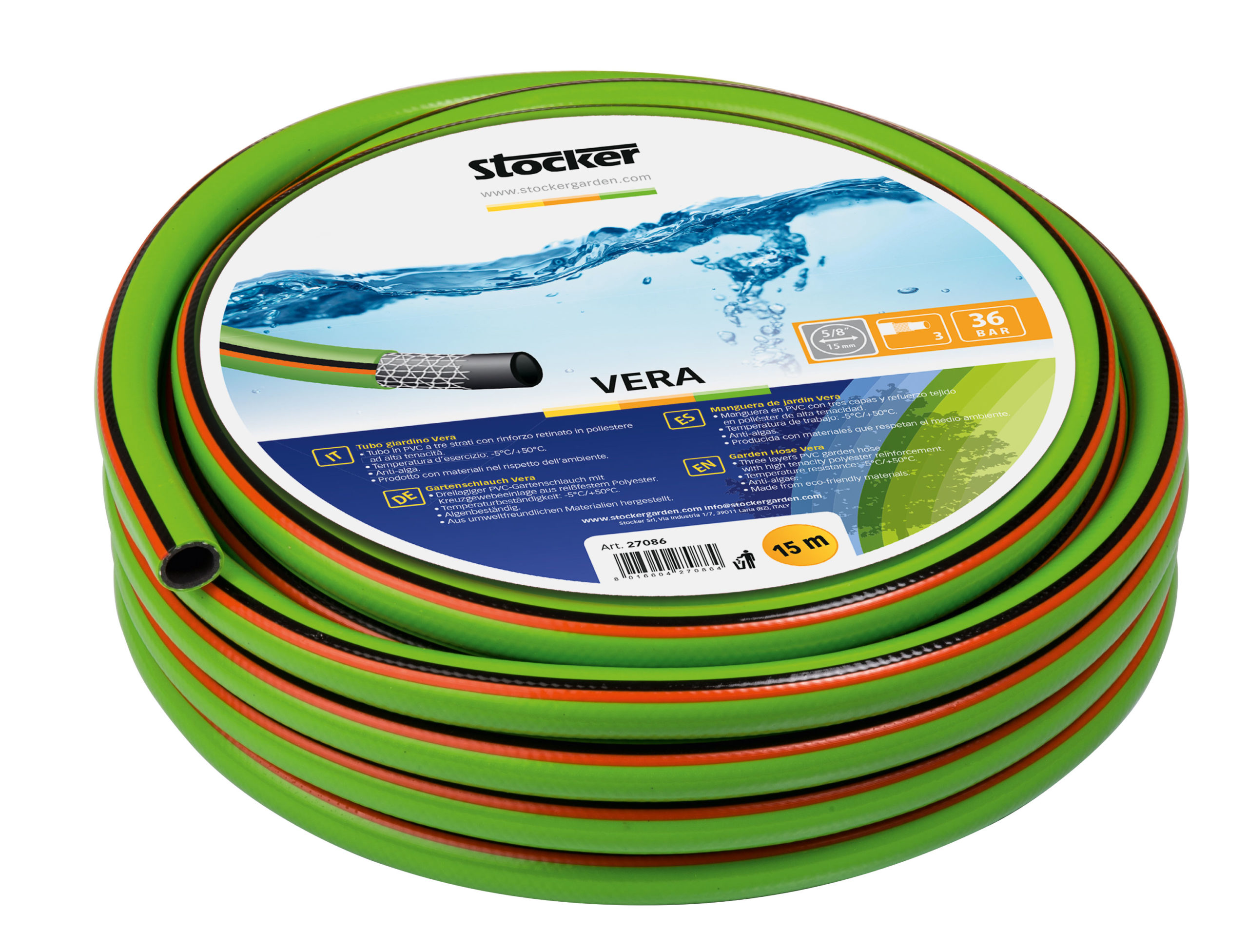 Stocker Gartenschlauch Vera 25 m, 5/8″