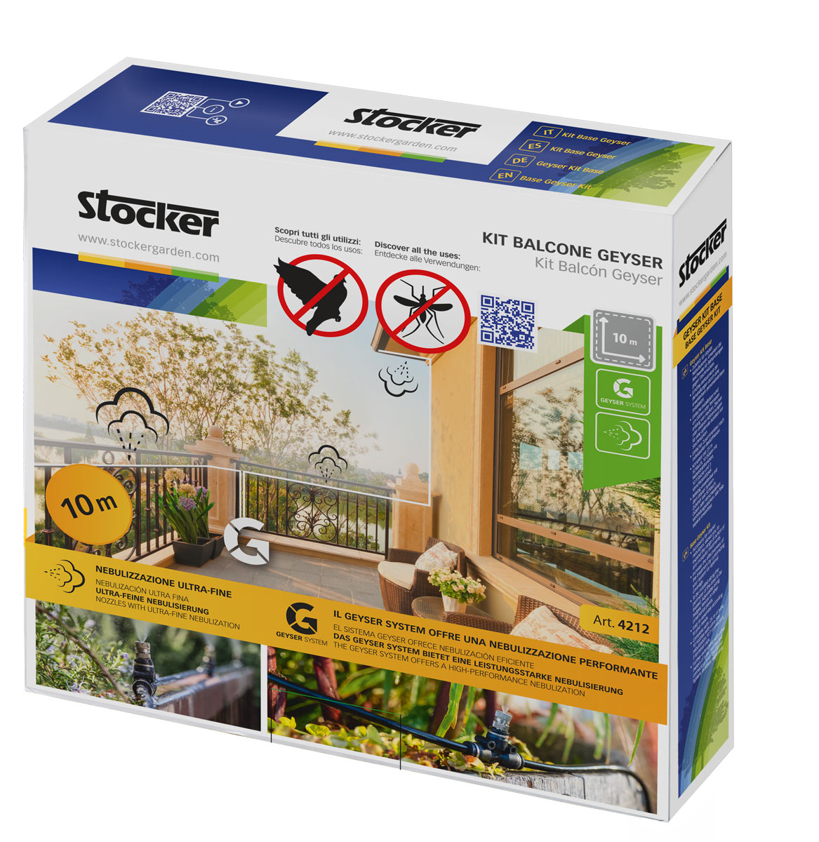 Geyser Kit Balkon 10 m ø 6 mm